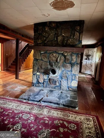 a view of a water heater room