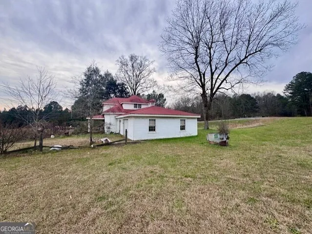 a view of a door of the house