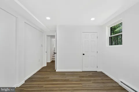 a house with trees in front of it