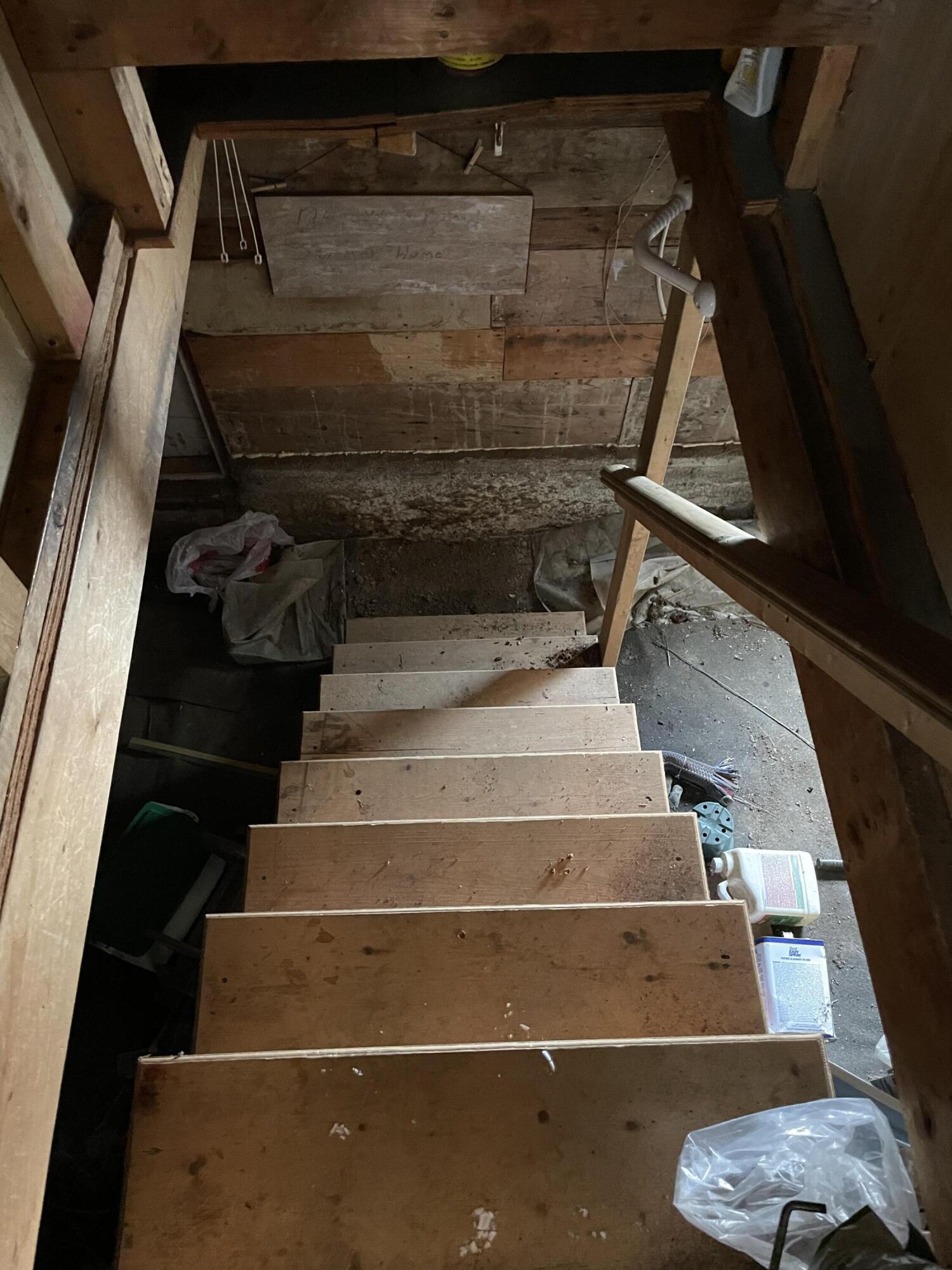 144 Pondview Street Limestone, ME 04750 - Photo 31 of 41 basement stairs