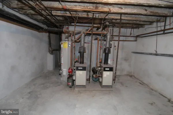 a view of storage and utility room