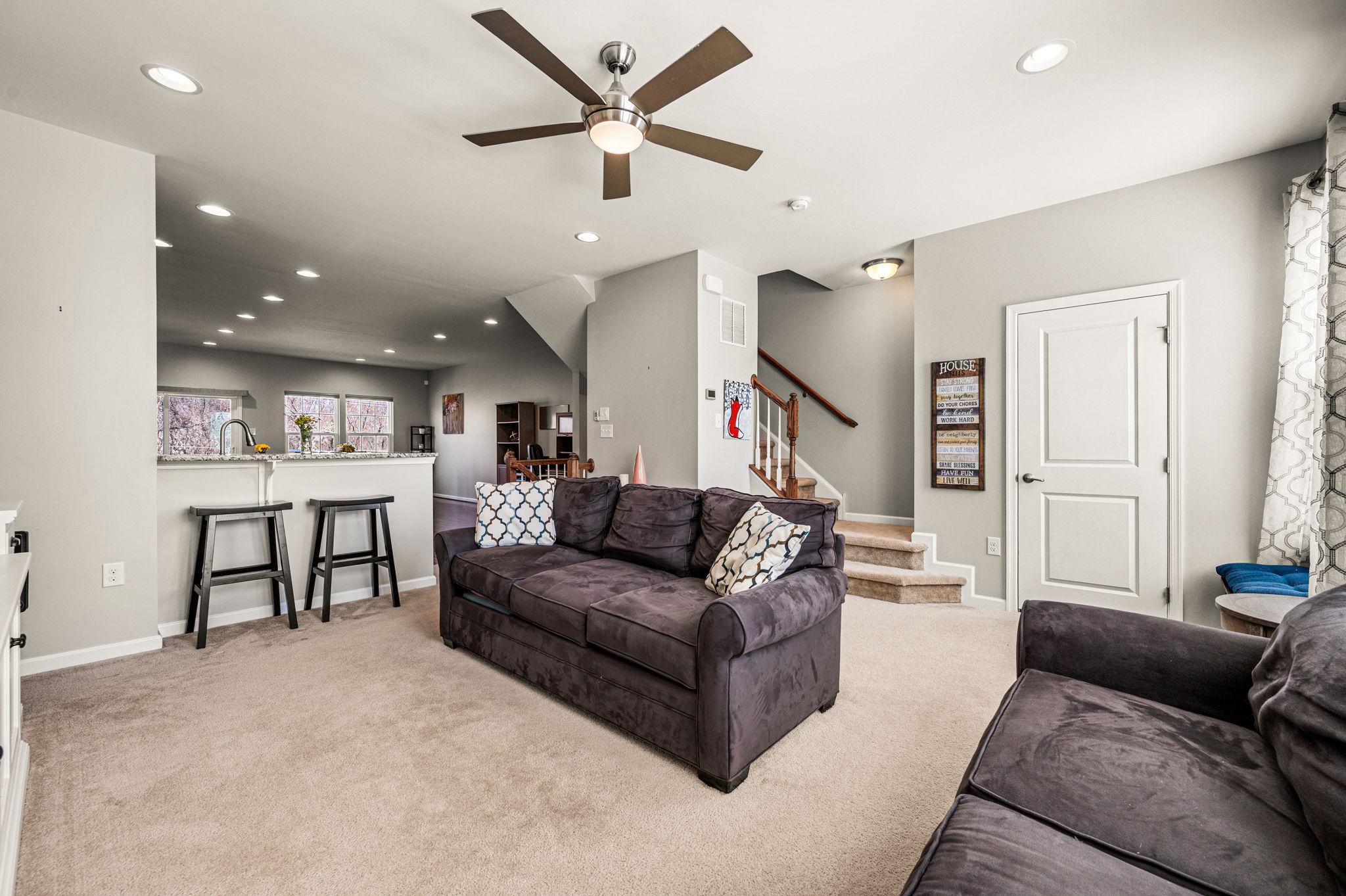 603 Columbus Drive Spring City, PA 19475 - Photo 10 of 35 Main level living room, bonus countertop seating