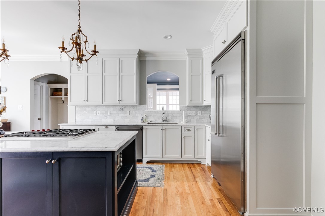 3401 Brewton Way Midlothian, VA 23113 - Photo 19 of 50 Island with gas cooking, cabinets, rec lights, dou