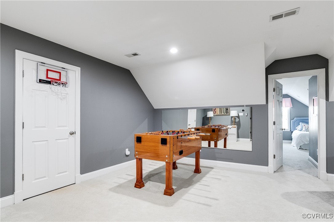 3401 Brewton Way Midlothian, VA 23113 - Photo 42 of 50 3rd floor rec room, rec lights, c-fan, carpet, att