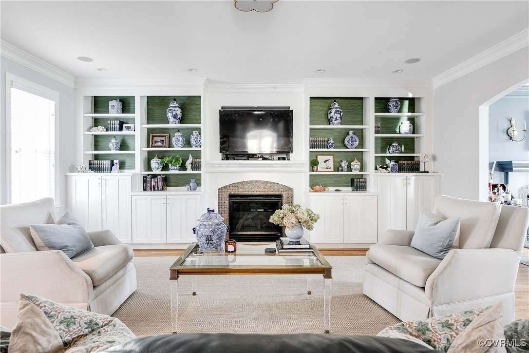 3401 Brewton Way Midlothian, VA 23113 - Photo 6 of 50 Built ins, rec lights, HDWD, french doors