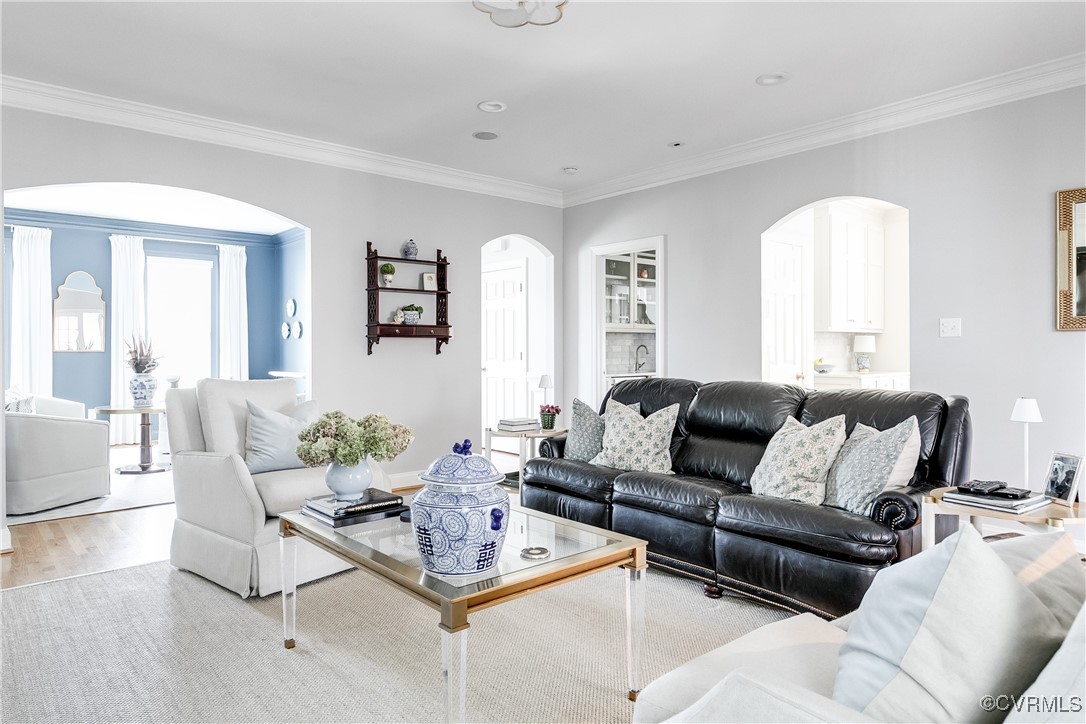 3401 Brewton Way Midlothian, VA 23113 - Photo 8 of 50 Built ins, rec lights, HDWD, french doors