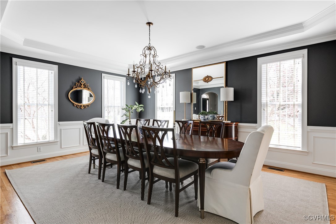 3401 Brewton Way Midlothian, VA 23113 - Photo 10 of 50 Tray ceiling, pic frame, chandelier, HDWD