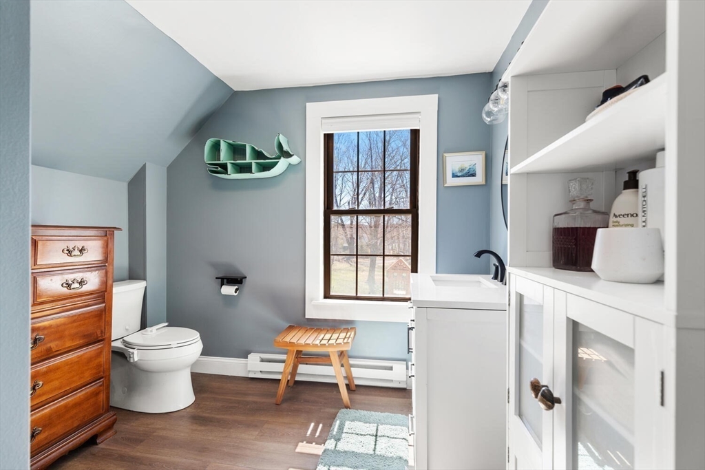 21 Gee Avenue Gloucester, MA 01930 - Photo 26 of 35 a bathroom with a toilet sink and mirror