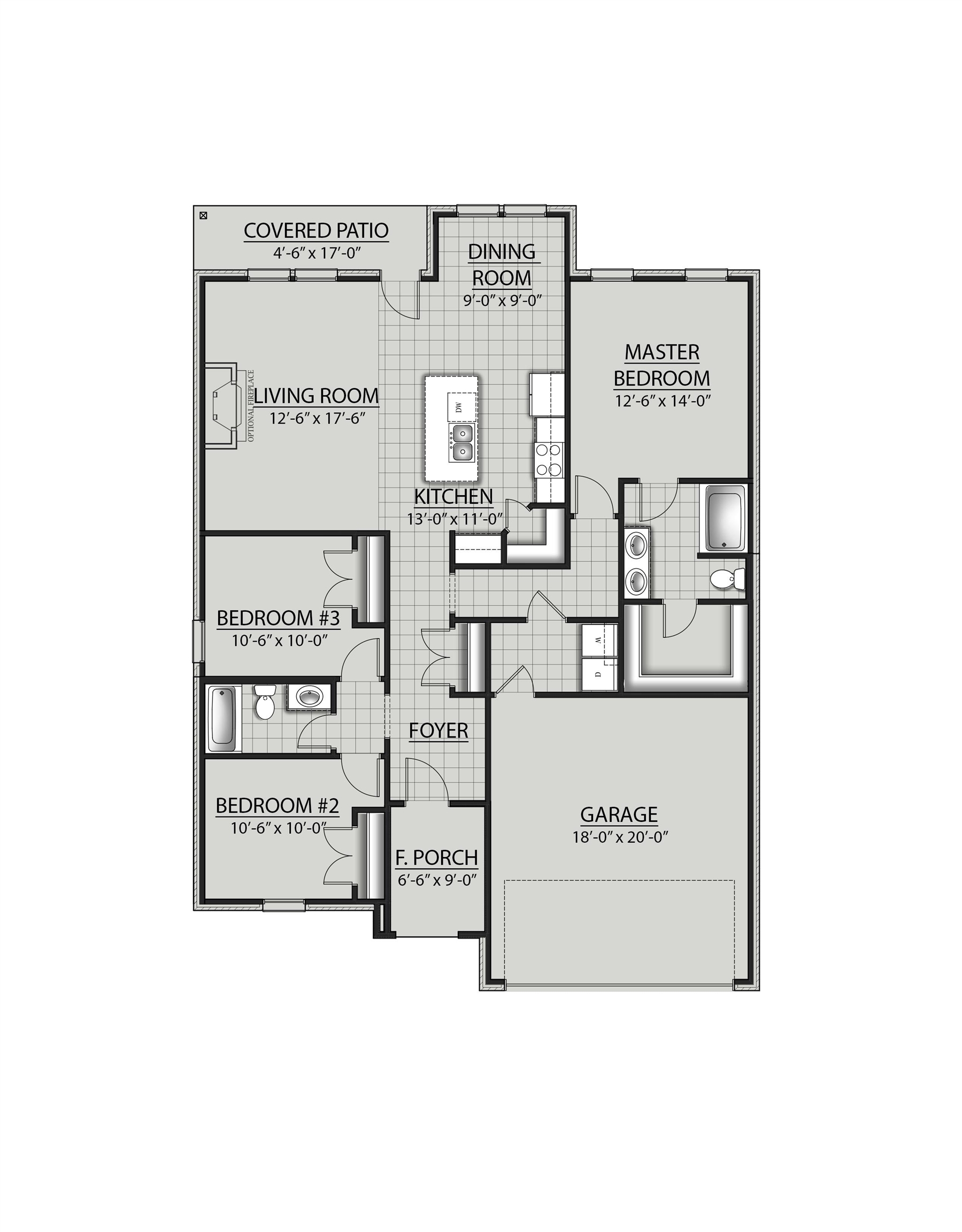 13260 Canebrake Circle Foley, AL 36535 - Photo 3 of 3 View of home floor plan