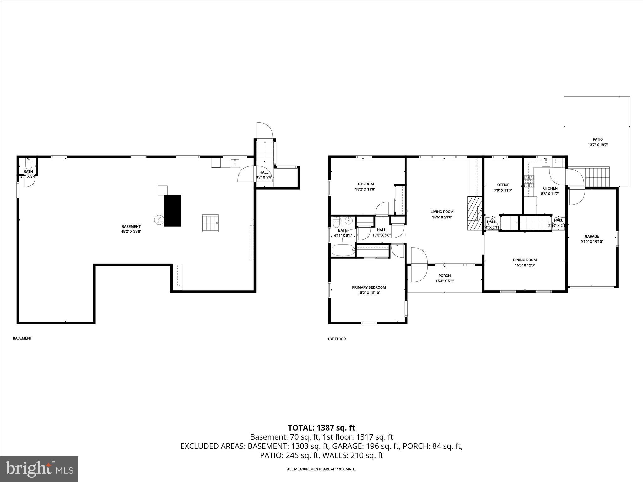 3637 Sussex Road Pikesville, MD 21207 - Photo 33 of 33 a picture of a floor plan