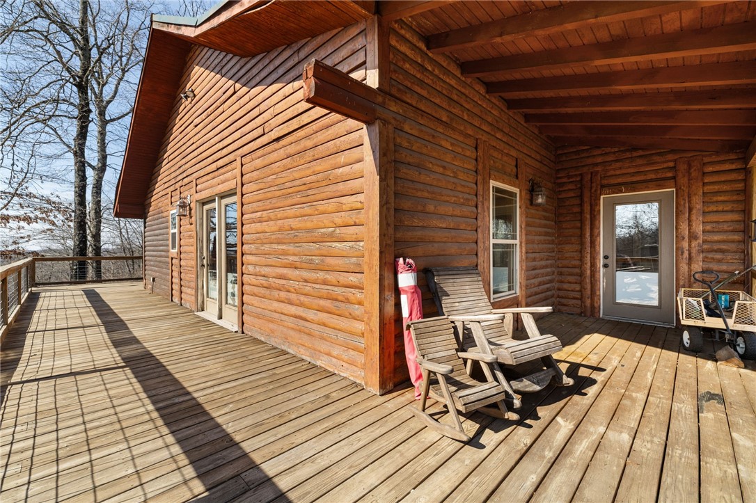 10557 North Devils Den Road Winslow, AR 72959 - Photo 35 of 60 View of wooden deck