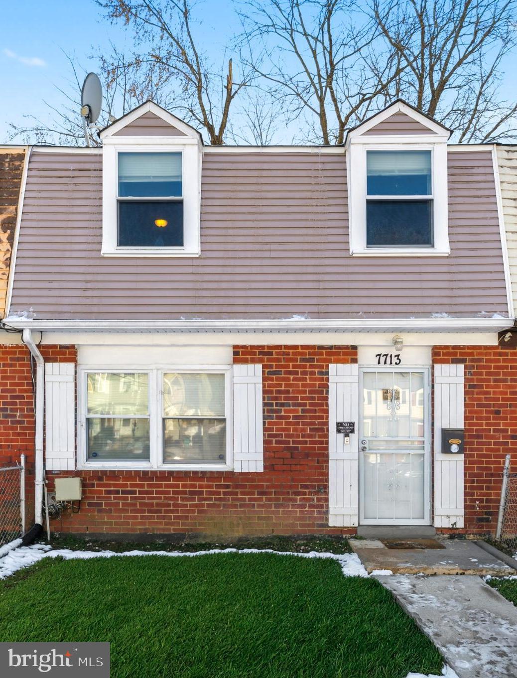 7713 Burnside Road Landover, MD 20785 - Photo 1 of 23 Charming brick townhouse with inviting curb app...