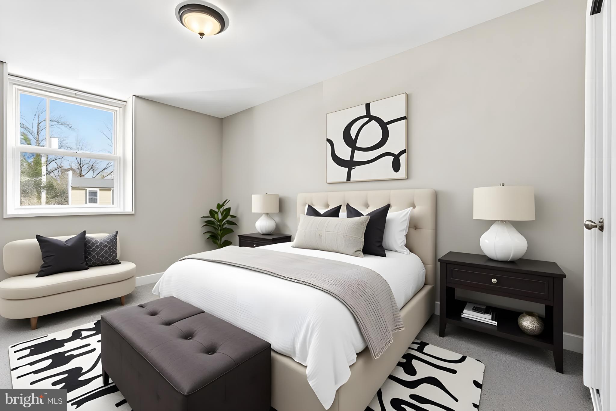 7713 Burnside Road Landover, MD 20785 - Photo 13 of 23 Modern elegance in a serene bedroom retreat.