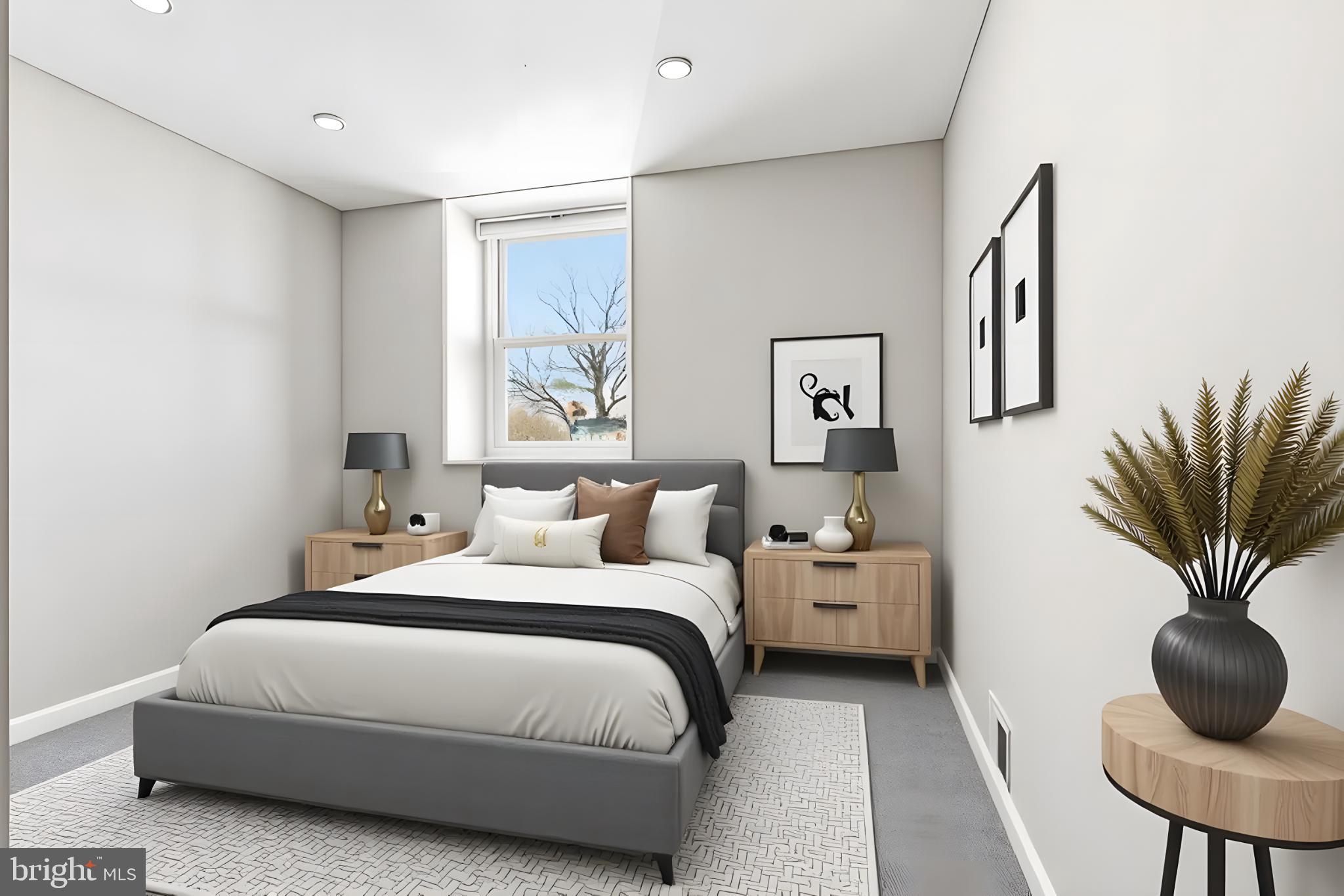 7713 Burnside Road Landover, MD 20785 - Photo 10 of 23 Serene bedroom with modern elegance.