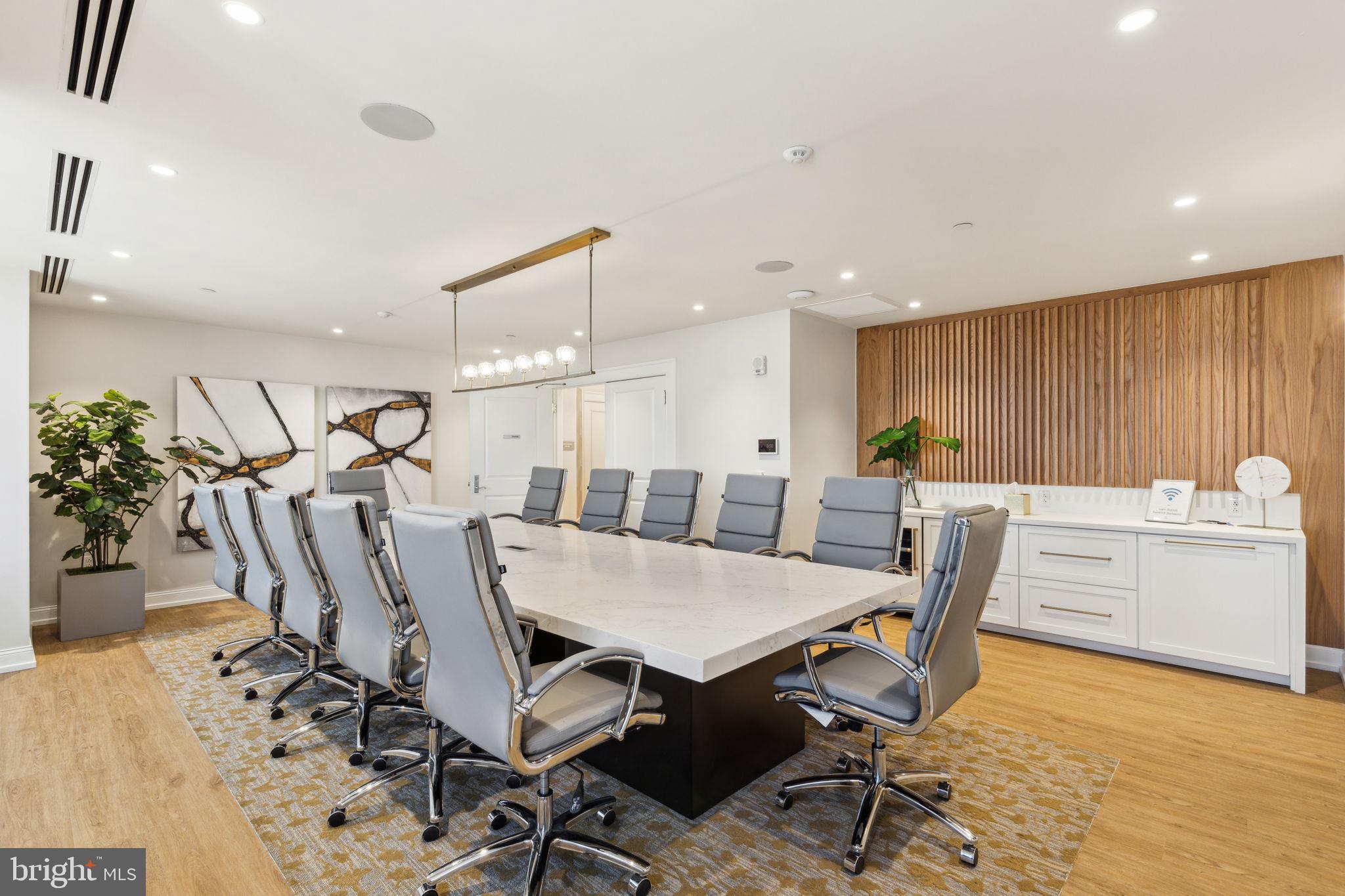 50 South 16th Street, Unit 5306 Philadelphia, PA 19103 - Photo 30 of 40 a view of a dining room with furniture