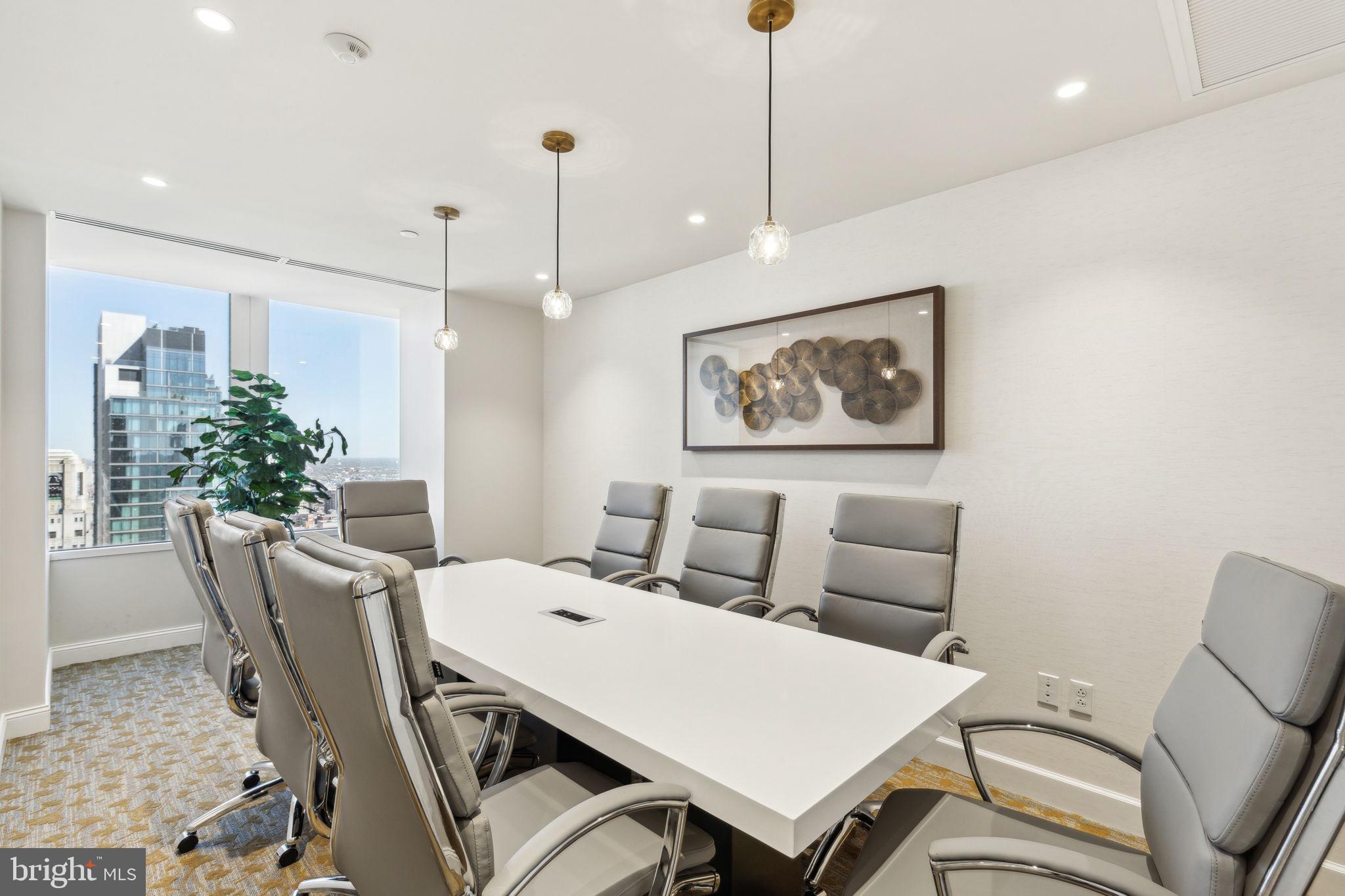 50 South 16th Street, Unit 5306 Philadelphia, PA 19103 - Photo 32 of 40 a view of a dining room with furniture