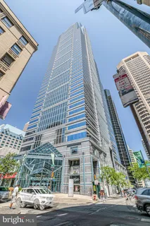 a front view of a building with street view