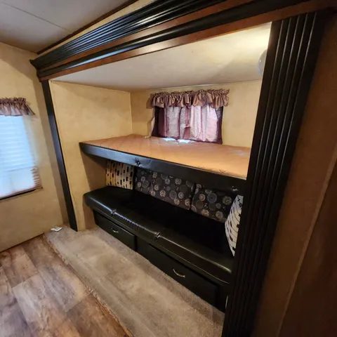 a view of kitchen with wooden floor
