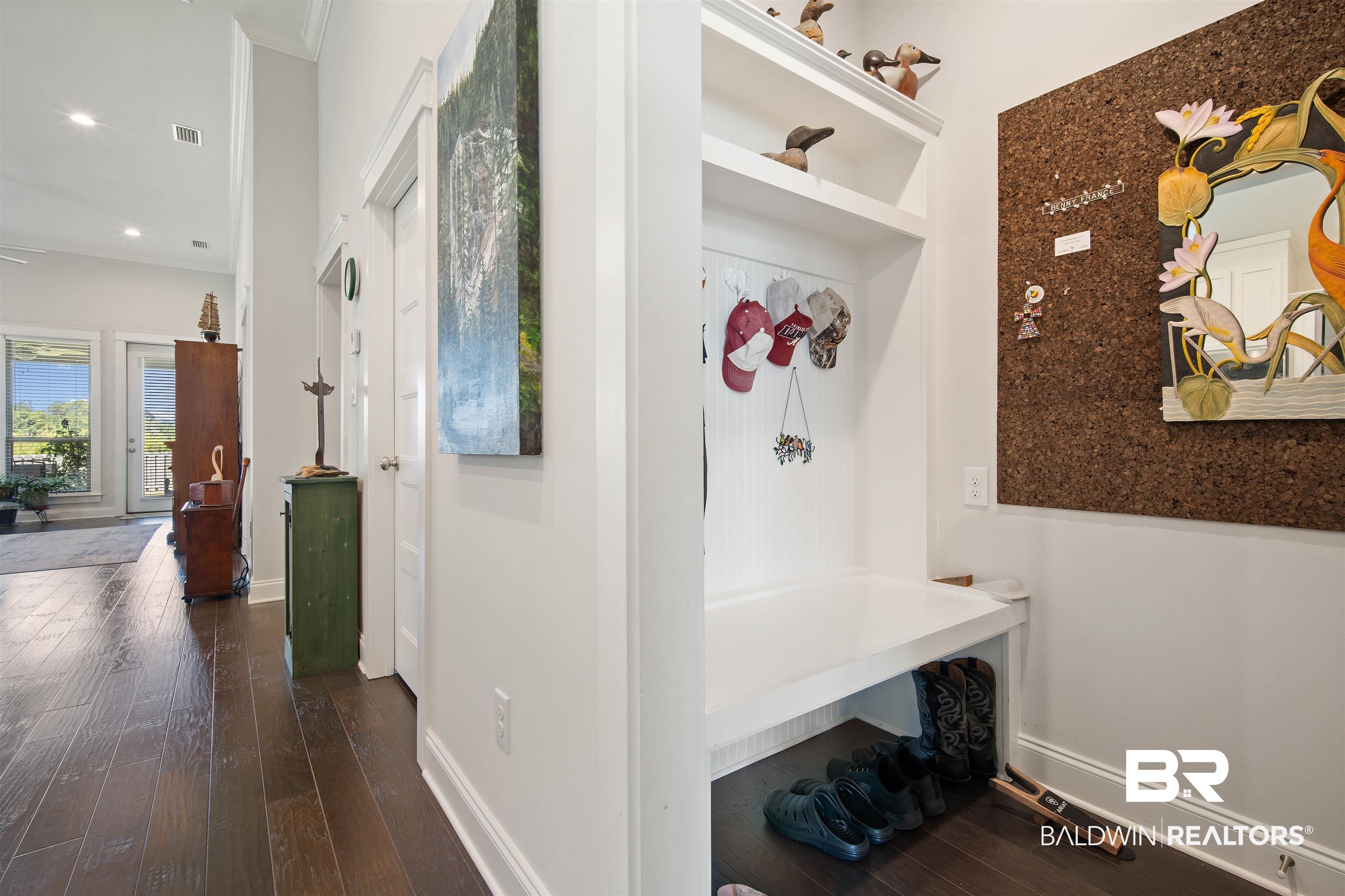 969 Charleston Loop Fairhope, AL 36532 - Photo 25 of 30 Mudroom featuring dark wood-type flooring