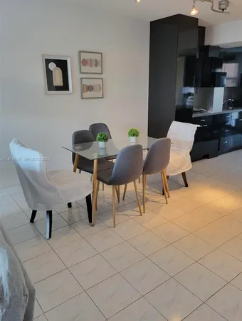 a workspace with furniture