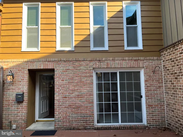a front view of a house with a window