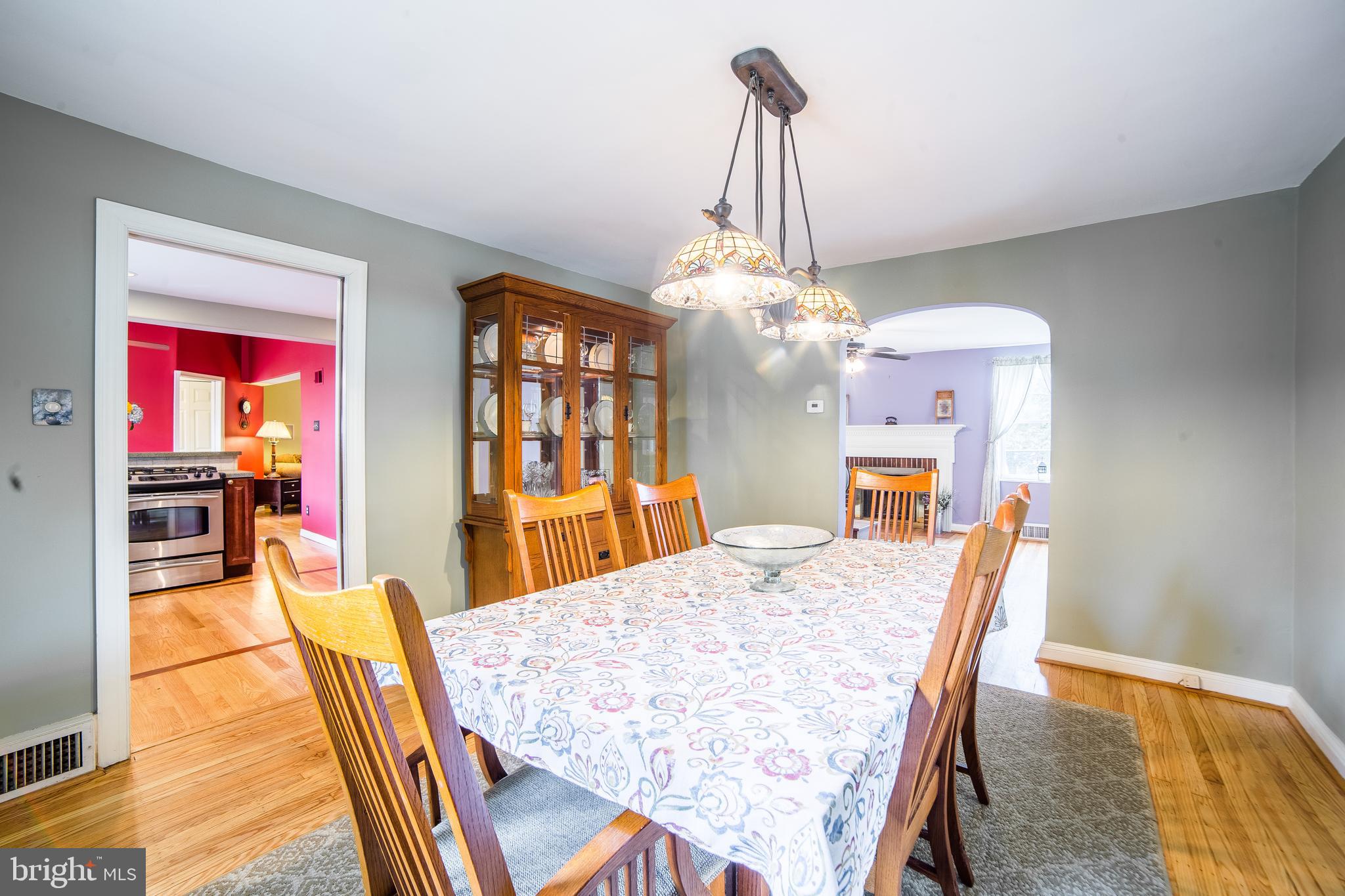 653 Andrew Road Springfield, PA 19064 - Photo 12 of 54 Exquisite Dual Globe Tiffany Chandelier
