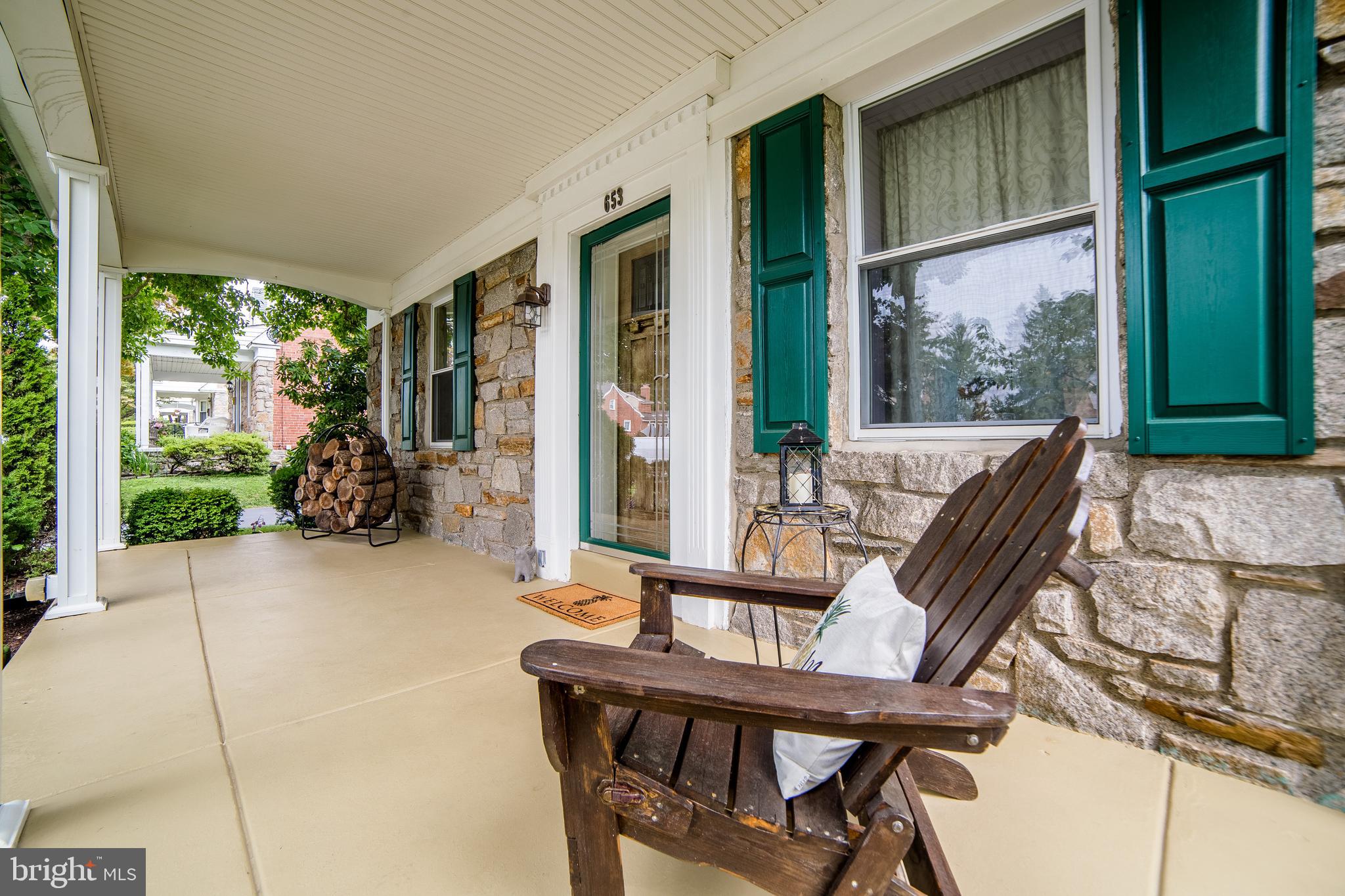 653 Andrew Road Springfield, PA 19064 - Photo 6 of 54 Expansive Covered Front Porch.