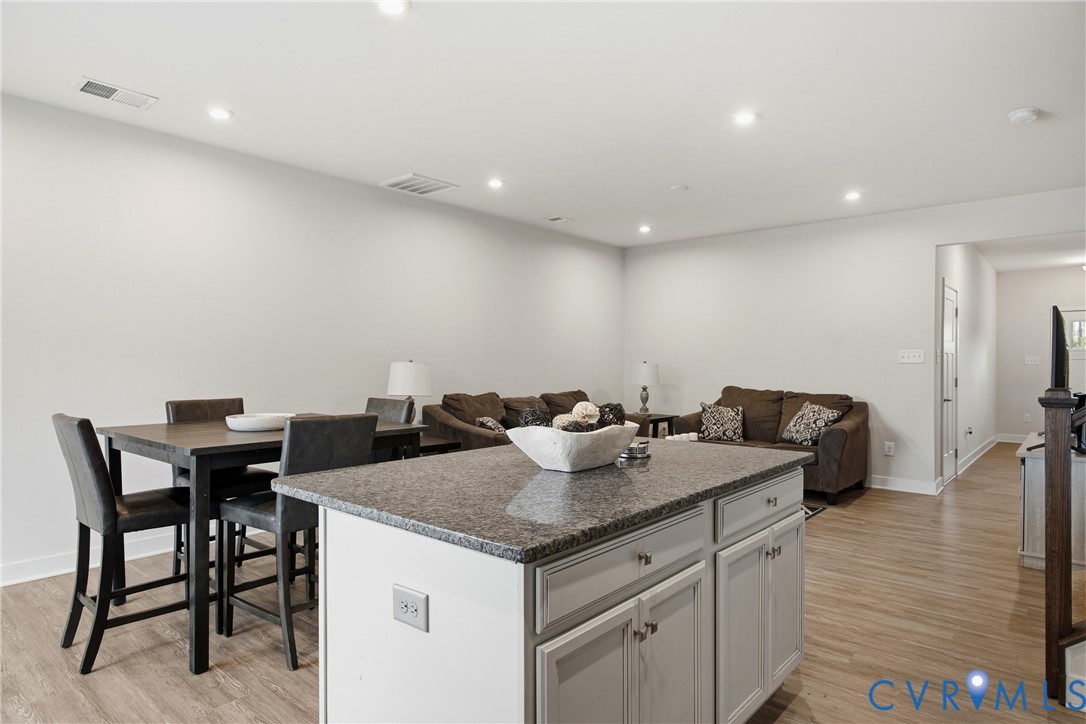 4124 Jefferson Rdg Drive Midlothian, VA 23112 - Photo 15 of 43 Kitchen with a kitchen island, recessed lighting,