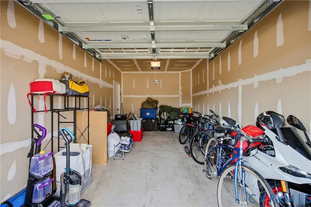 a view of a storage with bicycles