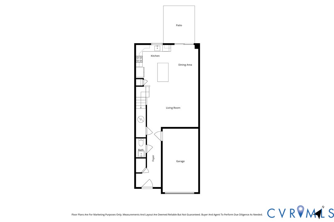 4124 Jefferson Rdg Drive Midlothian, VA 23112 - Photo 41 of 43 View of 1st floor room layout