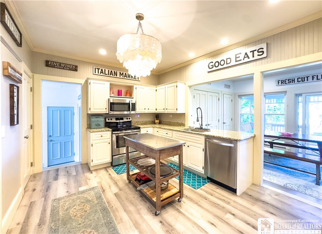 4988 West Lake Road Chautauqua, NY 14757 - Photo 16 of 44 The kitchen is adjacent to the side door entrance/