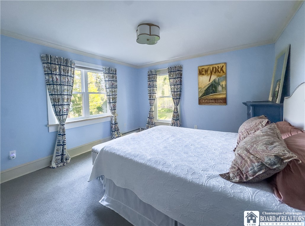 4988 West Lake Road Chautauqua, NY 14757 - Photo 33 of 44 Just down the hall is Bedroom 2 - with windows fac