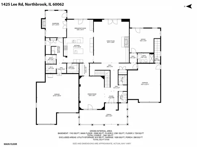 $3,275,000 | 1425 Lee Road, Northbrook, IL 60062