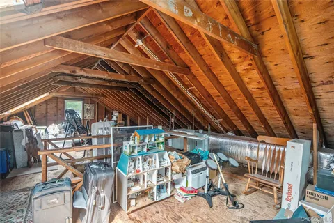 a view of a patio on the roof deck