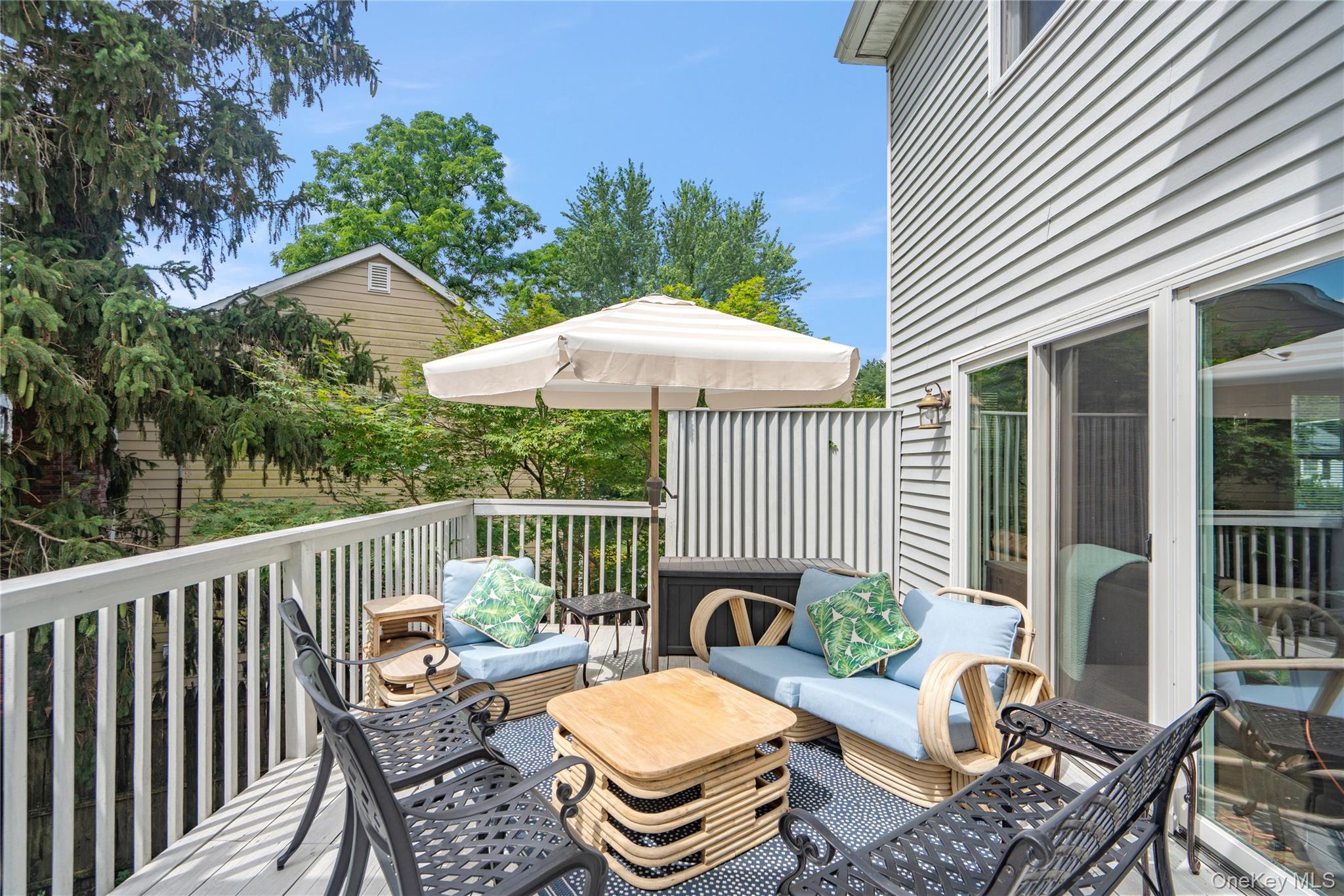 6 Cedar Avenue Locust Valley, NY 11560 - Photo 22 of 31 a view of a patio on the roof deck