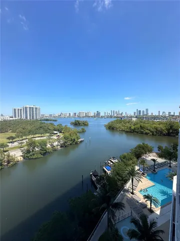 a view of lake and mountain