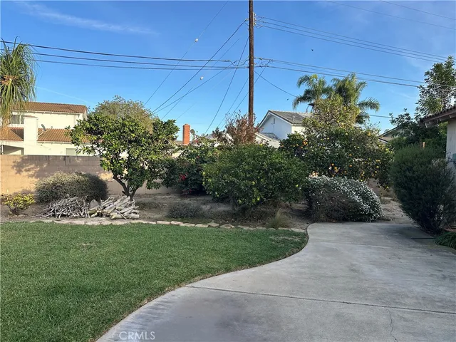 a view of a back yard