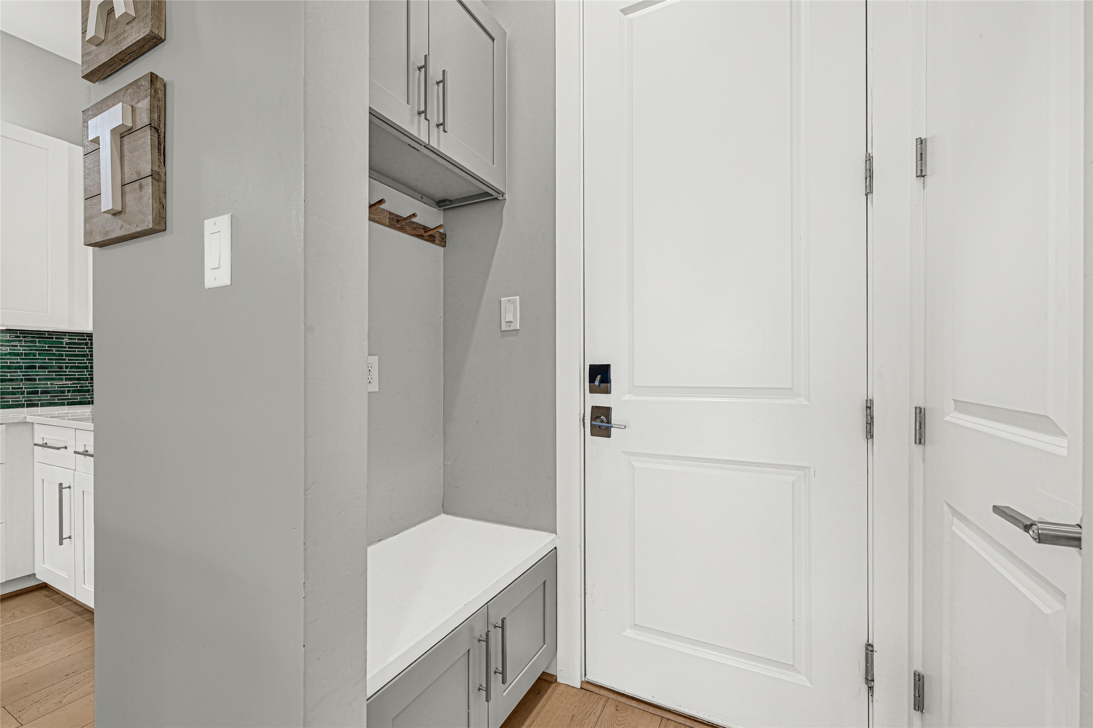 4506 Hardy Street, Unit A Houston, TX 77009 - Photo 16 of 35 a bathroom with a sink and mirror