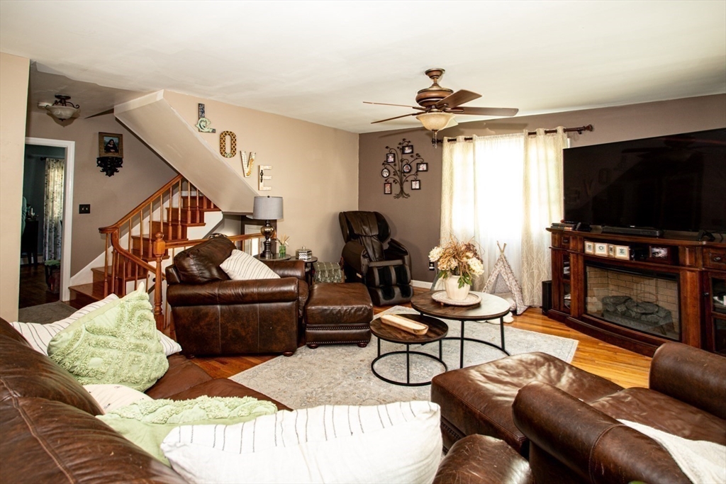 425 Pearce Street Fall River, MA 02720 - Photo 13 of 33 a living room with furniture and a flat screen tv