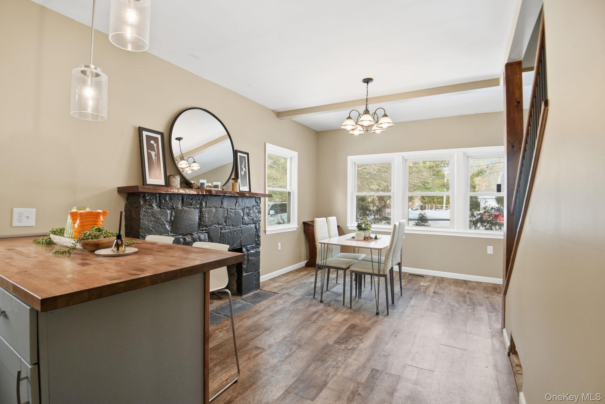 35 Shady Creek Road Pleasant Valley, NY 12569 - Photo 9 of 33 a view of a dining room with furniture window and wooden floor