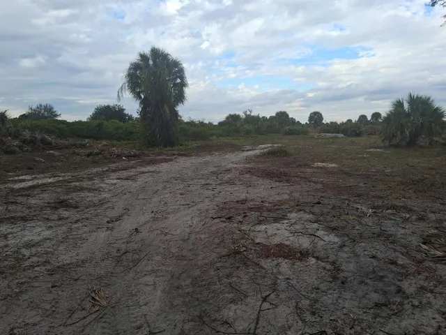 a view of an outdoor space with mountain view