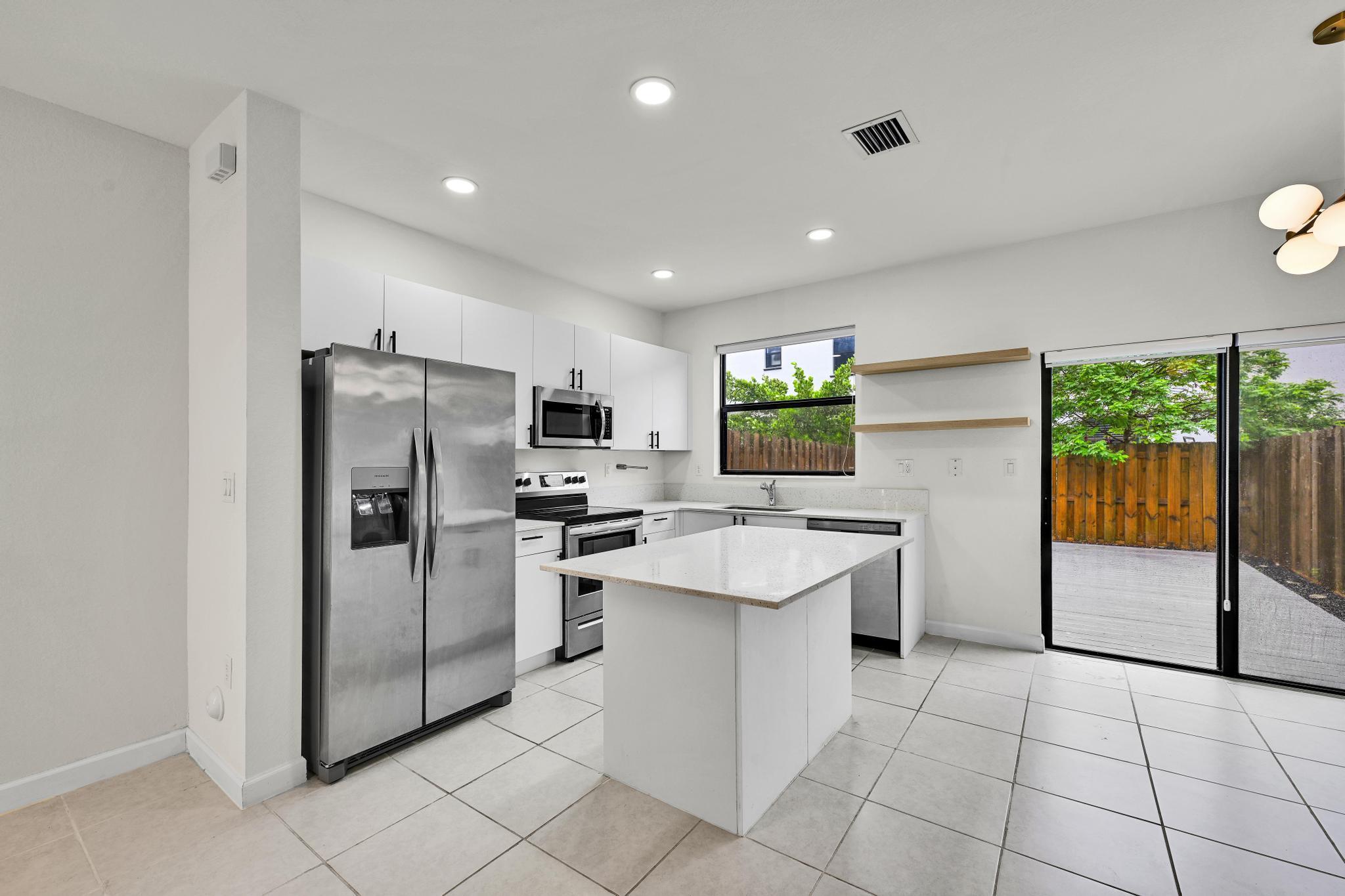 13234 Southwest 285th Street Homestead, FL 33033 - Photo 6 of 49 a kitchen with appliances a sink and a refrigerator