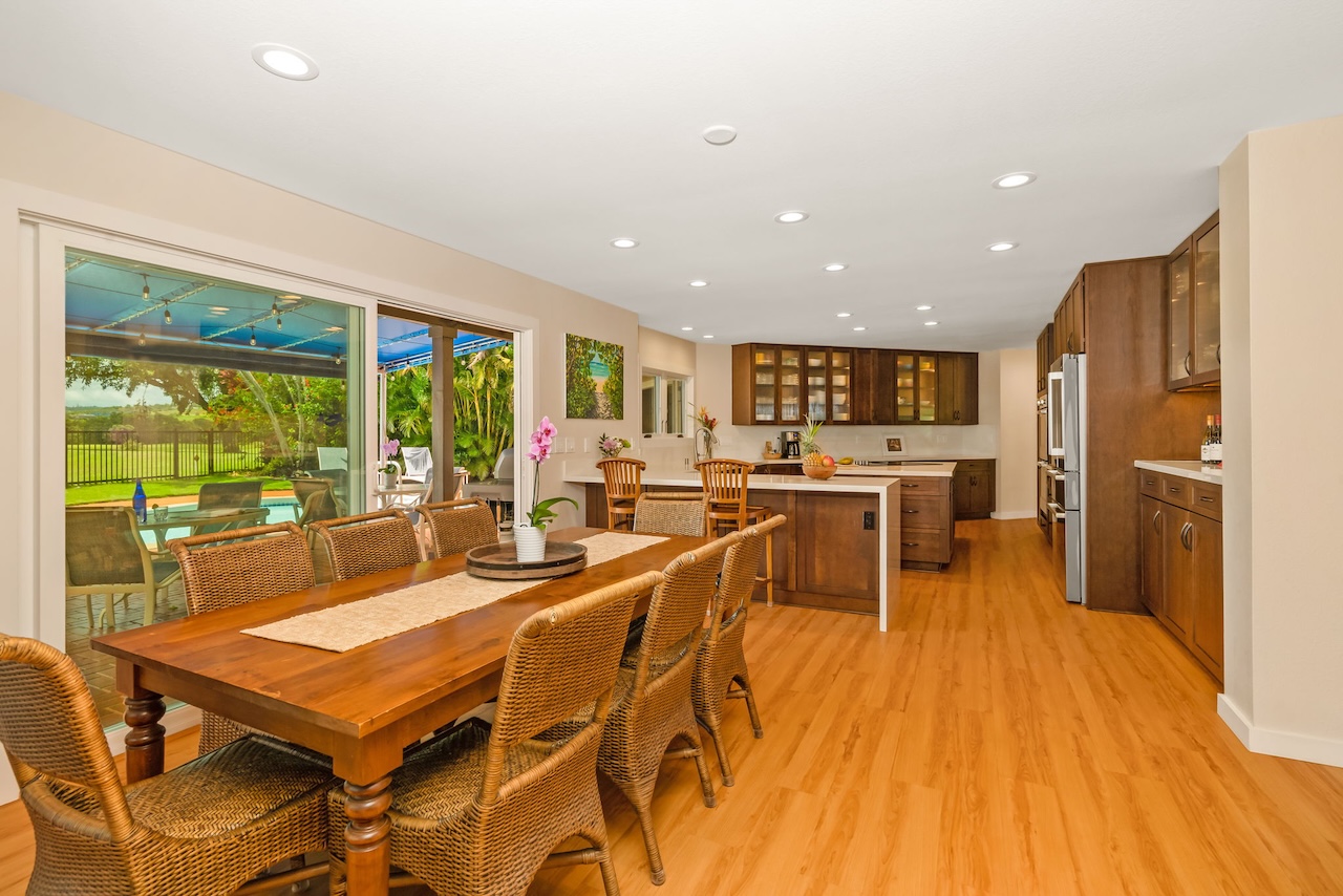 2868 Milo Hae Loop Koloa, HI 96756 - Photo 4 of 30 a view of a dining hall with furniture window and wooden floor