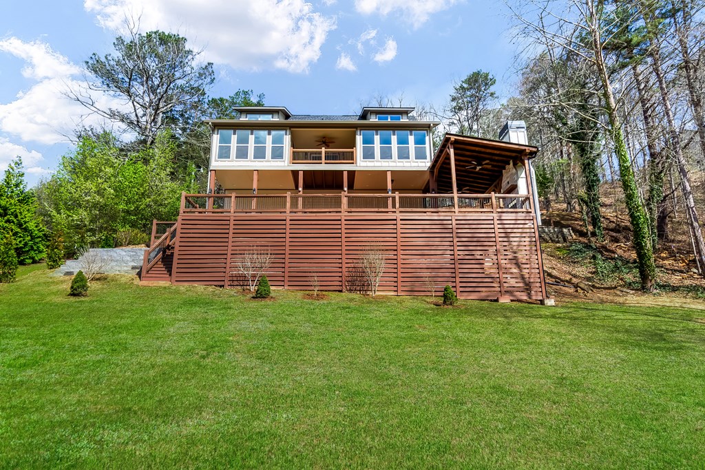 105 West Riveredge Drive Ellijay, GA 30536 - Photo 55 of 56 a front view of a house with a yard