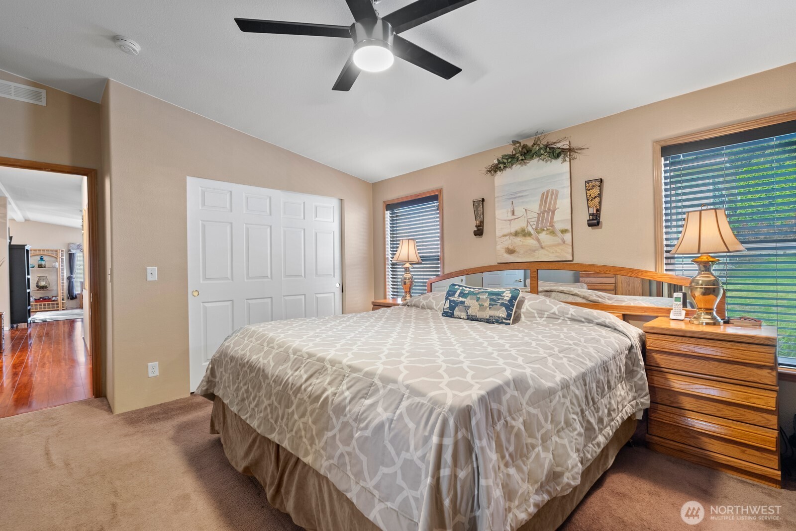 9314 Canyon Road East, Unit 39 Puyallup, WA 98371 - Photo 17 of 27 a bedroom with bed and window