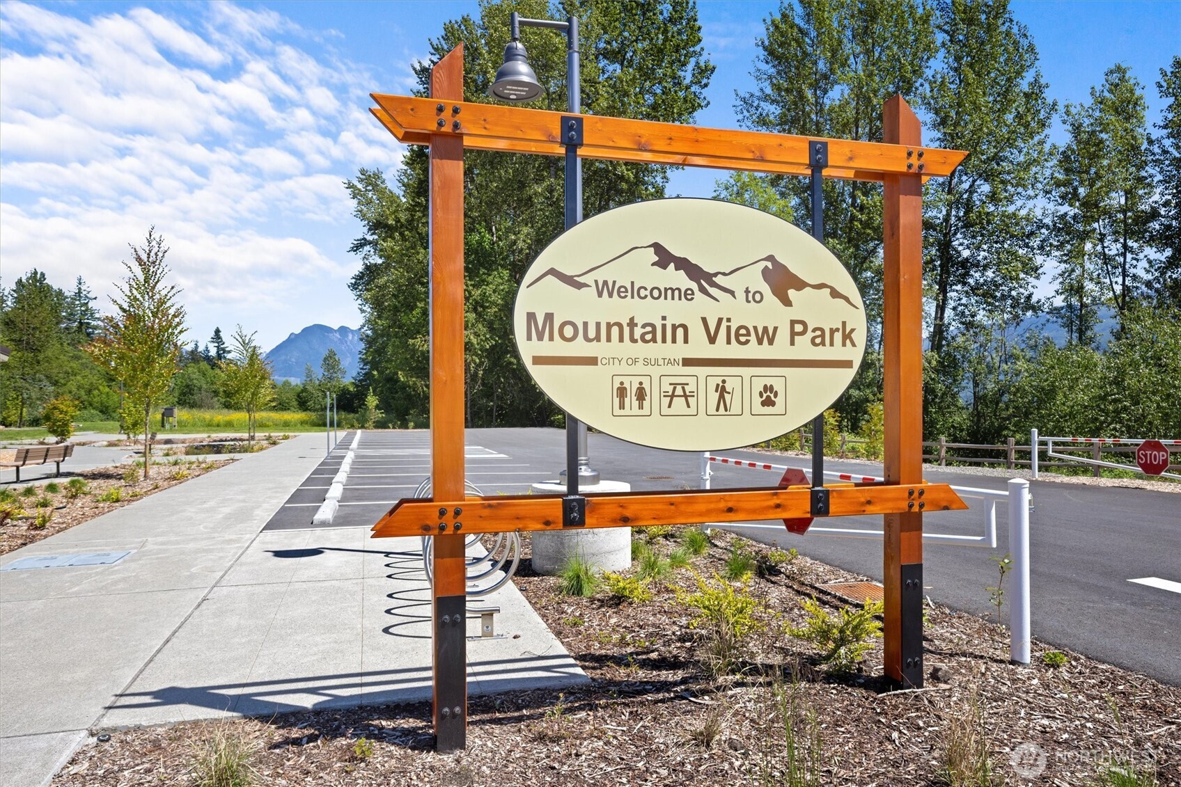 13901 Cedar Court Sultan, WA 98294 - Photo 32 of 34 a view of a park with iron fence