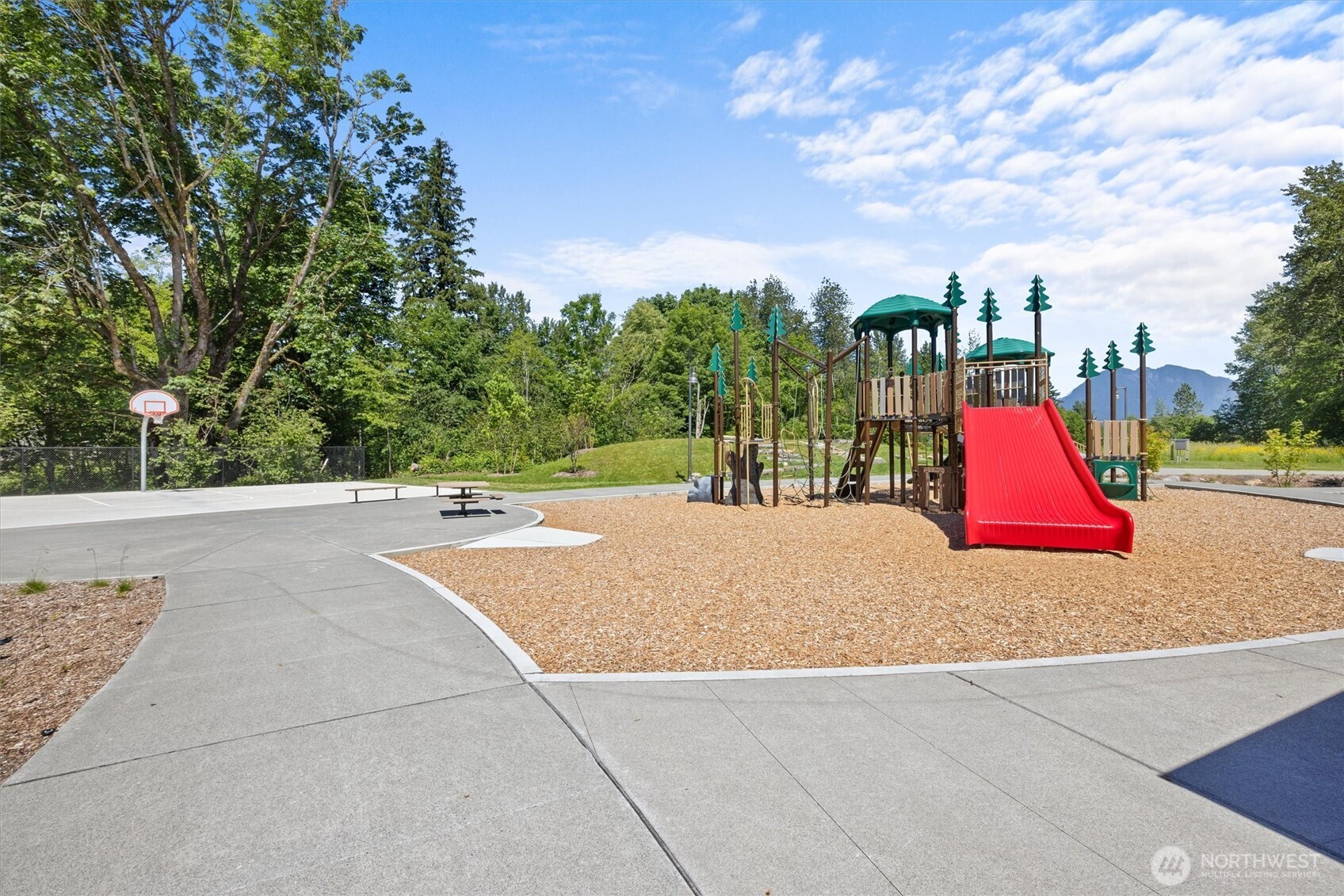 13901 Cedar Court Sultan, WA 98294 - Photo 33 of 34 a view of swimming pool and trees in the background
