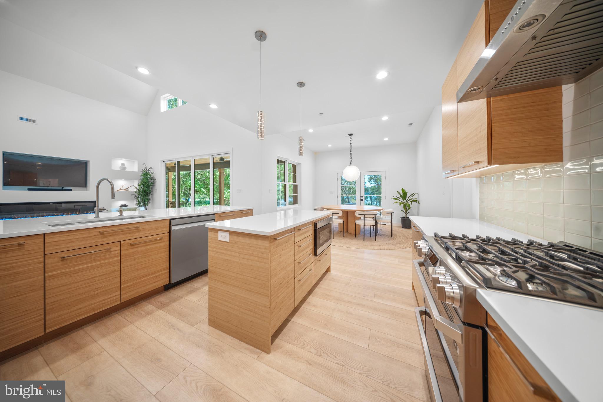 3311 Redden Ferry Road Eden, MD 21822 - Photo 21 of 75 a large kitchen with stainless steel appliances lots of counter space and a sink