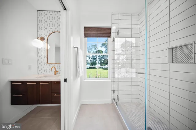 a view of a backyard with a garden