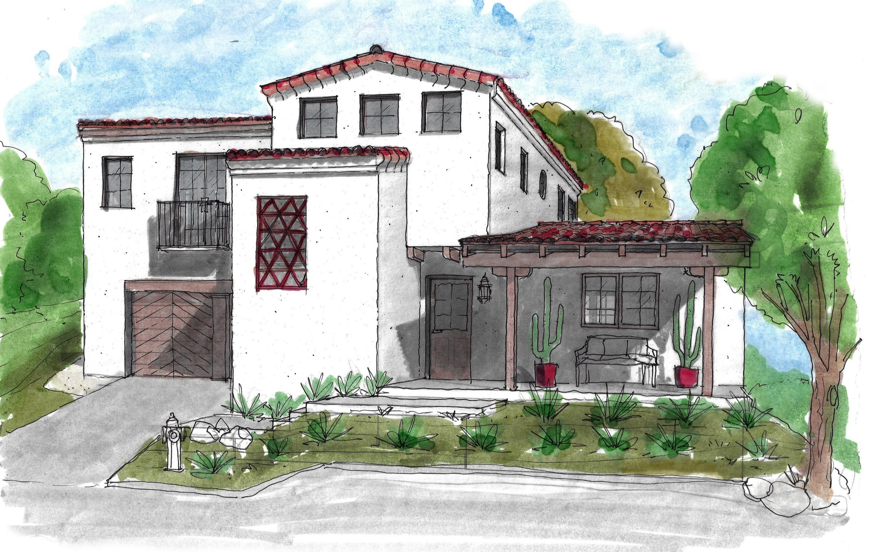 1202 Diana Road Santa Barbara, CA 93103 - Photo 1 of 23 PARCEL 1 - PERSPECTIVE